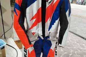 TUTA  IN PELLE MOTO DIVISIBILE DAINESE 