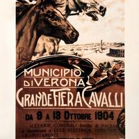 Immagine Pubblicitaria Fiera Cavalli Verona 1904