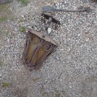 lampione in ferro battuto