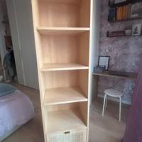 Libreria Rattan effetto Vimini maison du monde