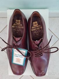 Scarpe uomo vera PELLE fondo cuoio n.40