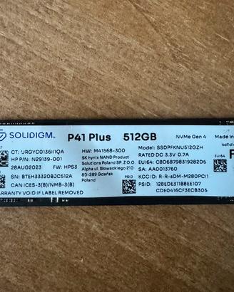 Hard disk 512 Gb