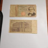 banconota 1000 lire Giuseppe Verdi 