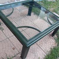 tavolino da giardino in legno