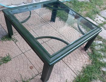 tavolino da giardino in legno