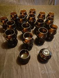 Servizio bicchierini liquore 38 pezzi