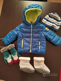 Set piumino cuffia OriginalMarines guanti babbucce