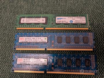 Memoria RAM DDR3 in vari tagli