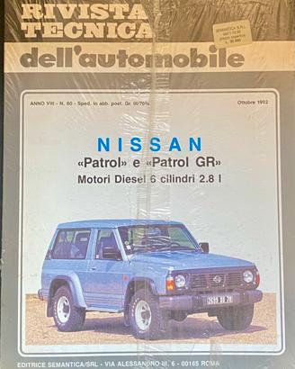 Rivista Tecnica Nissan Patrol e Patrol GR 2.8 D
