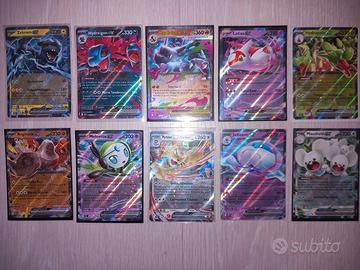 Lotto 10 Carte Pokemon Rare Ex Ita Holo Vari Set