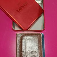 Portafoglio carte Levi's in pelle e jeans
