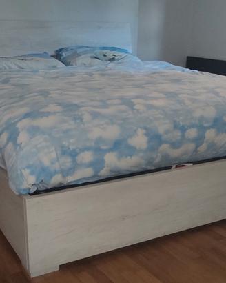 Letto Contenitore Mondo Convenienza+Materasso Emma