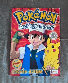 Pokèmon album figurine con poster vintage