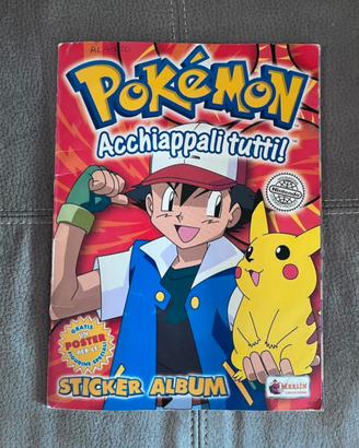 Pokèmon album figurine con poster vintage
