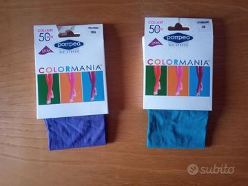 Calze collant Pompea Colormania nuove confezionate