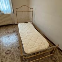 Letto singolo Cattadori in ottone bagno oro