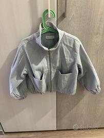 Giubbino Bomber Jeans Bambina
