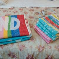 set asciugamani puro cotone 