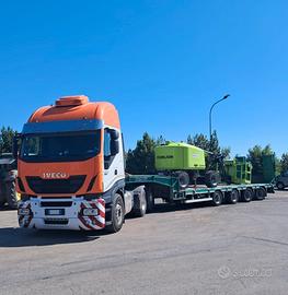 Iveco Stralis 560cv 6x4 e carrellone Bertoja 4 ass