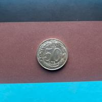 Moneta da 50 Lire coniata nell'anno 1999.