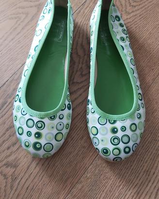 Ballerine pois verde tg 40