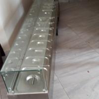 frigo vetrina lineare porta condimenti