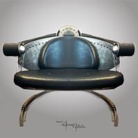 Rara Coppia di Poltrone Industriali