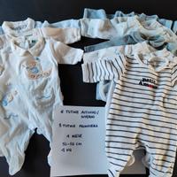 6 + 3 tutine per neonati 1 mese