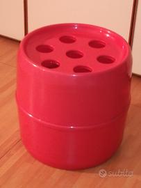 Portaombrelli Rosso Design Anni '80
