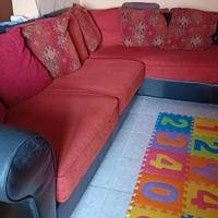 Divano angolare stile etnico