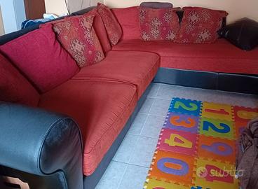 Divano angolare stile etnico