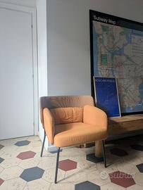 Poltrona Ikea BINGSTA  Vissle giallo scuro