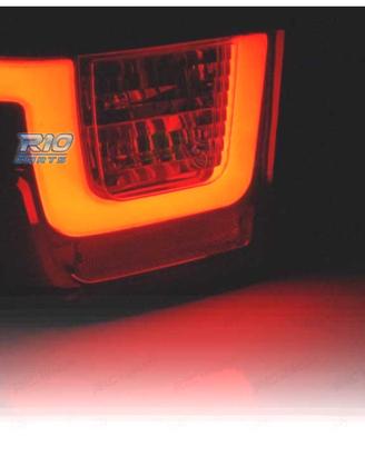 FANALI LED BAR VOLKSWAGEN VW T4 90-03 ROSSO FUMÉ E