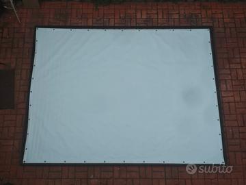 Schermo proiezione 160" con struttura in alluminio
