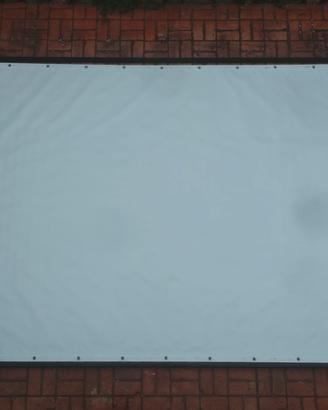 Schermo proiezione 160" con struttura in alluminio