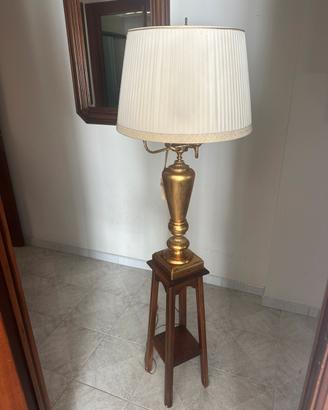 Lampada Via Veneto con 3 punti luce + appoggino