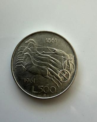 Moneta d’argento 500 lire