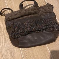 Borsa in tessuto lana