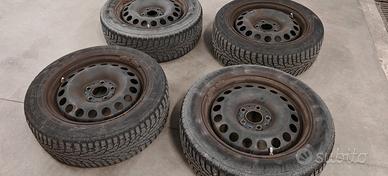 cerchi in ferro 16 pollici+ pneumatici 205/55/r16