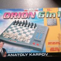 Scacchiera elettrica con 6 giochi