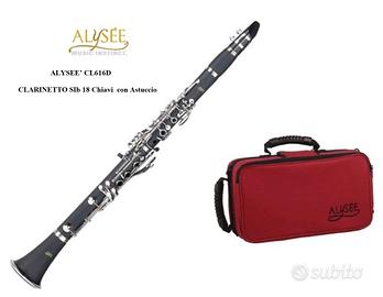 CLARINETTO ALYSÉE CL616D  18 Chiavi
Leva del Mib
