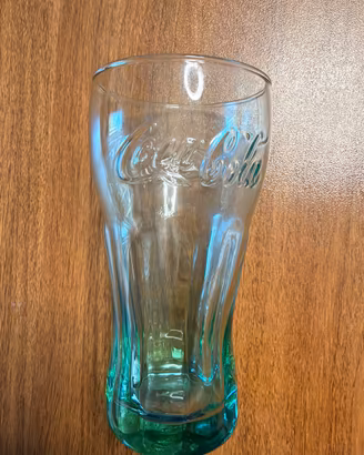 Set 6 bicchieri Coca-Cola vetro Contour Verde
