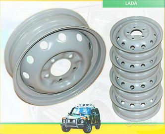 Cerchi kit 4 pezzi lada niva 1.6 1.7 1.9 d