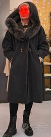 Cappotto modello mantella con cappuccio tg 42