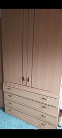 armadio con cassettiera 
