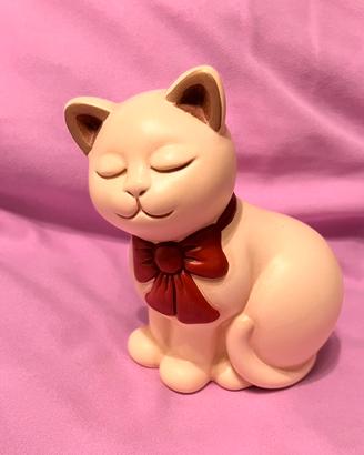 Thun gatto medio fiocco rosso