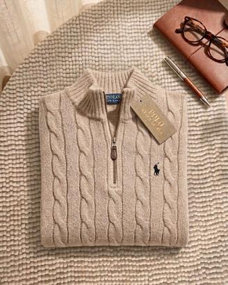Maglione Polo Ralph Lauren in maglia a trecce