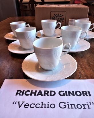 RICHARD GINORI "Vecchio Ginori" set caffe' nuovo
