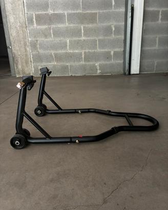 Cavalletto alzamoto posteriore con supporti a L