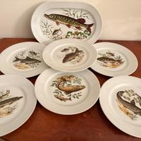Servizio da tavola pesce 7 pezzi